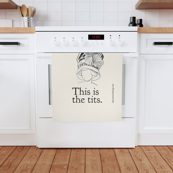 This Is The Tits Cotton Tea Towel