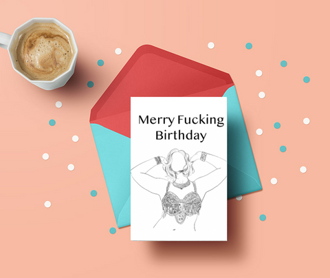 Merry Fucking Birthday (1 or 10 pcs)